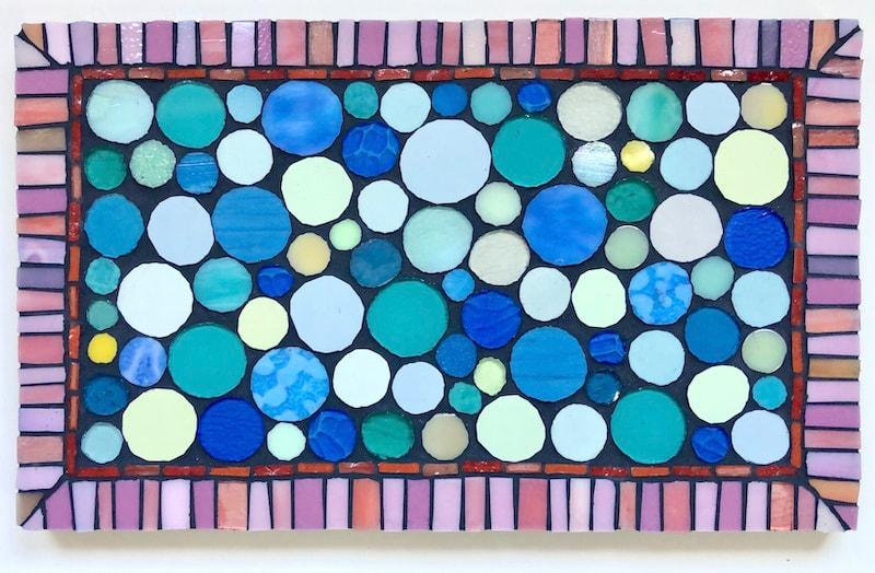 Wilma Wyss Circle Study Mosaic Happy colors